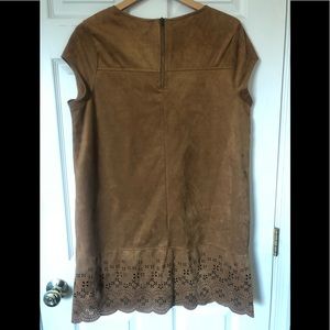 **LIKE NEW** Faux Suede Cut Out Dress